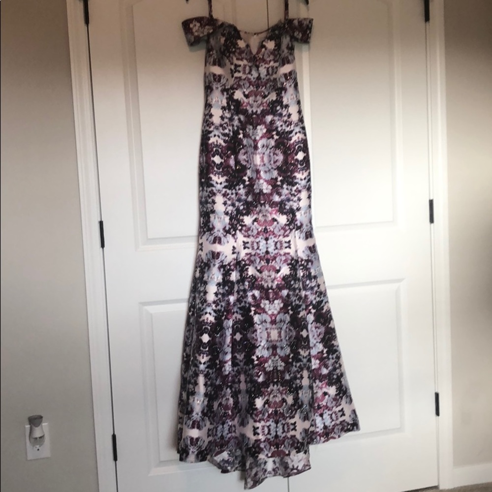 Xscape Purple Gown